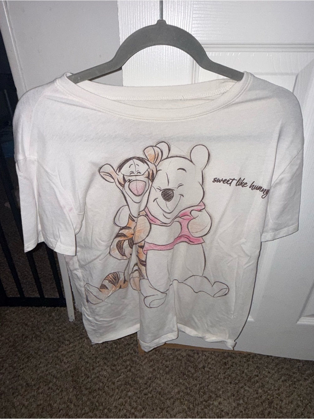 Winnie the Pooh & Tigger White Short-Sleeve Graphic Tee